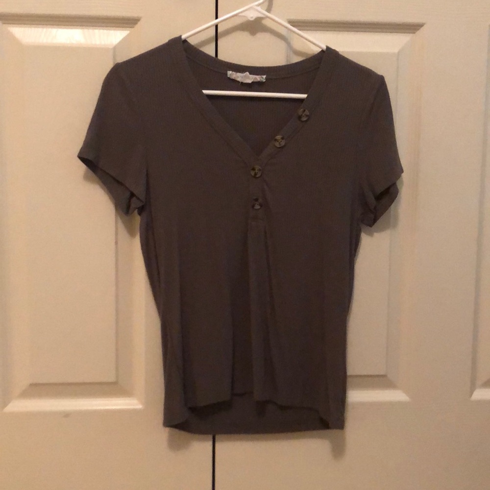 army green blouse